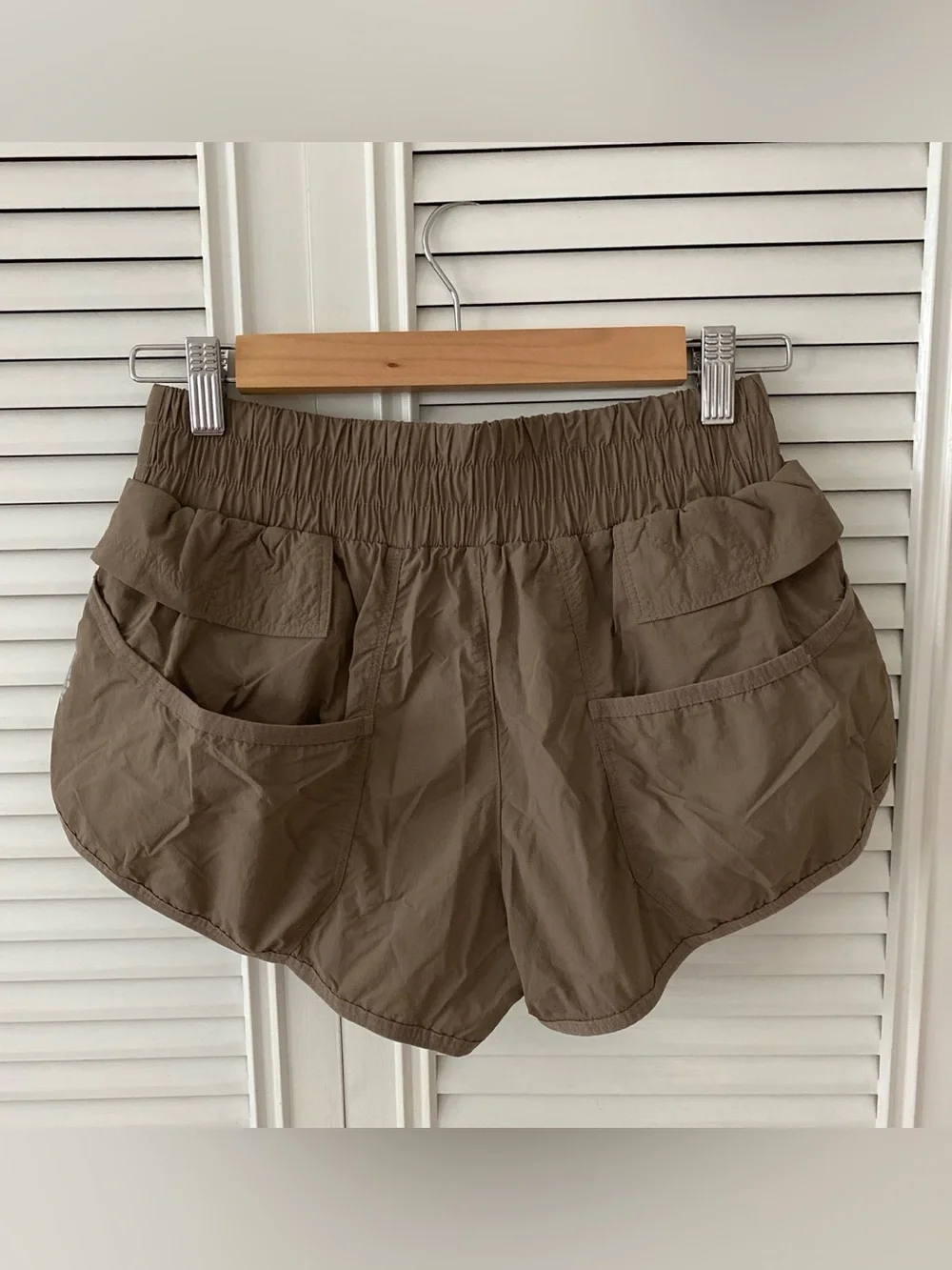 FP Movement Dark Olive Cargo Shorts - Picture 2 of 4